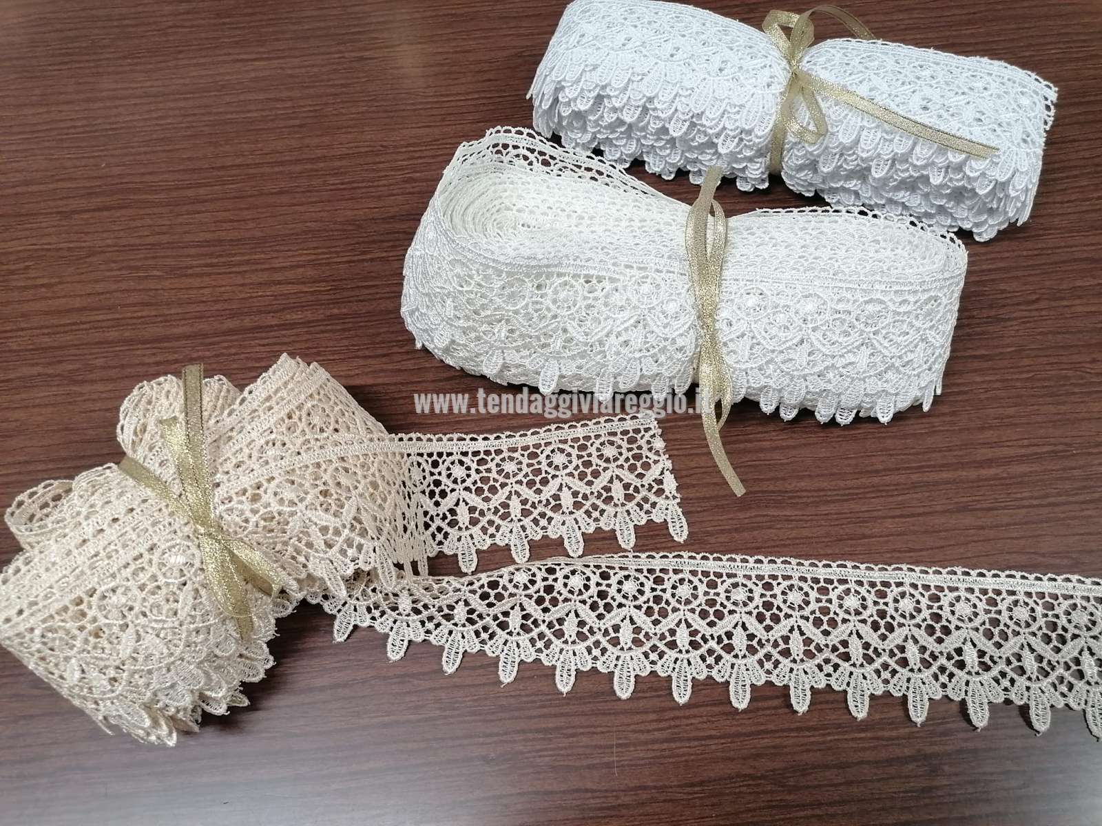 Rifinitura in PIZZO MACRAME' cm 7.5