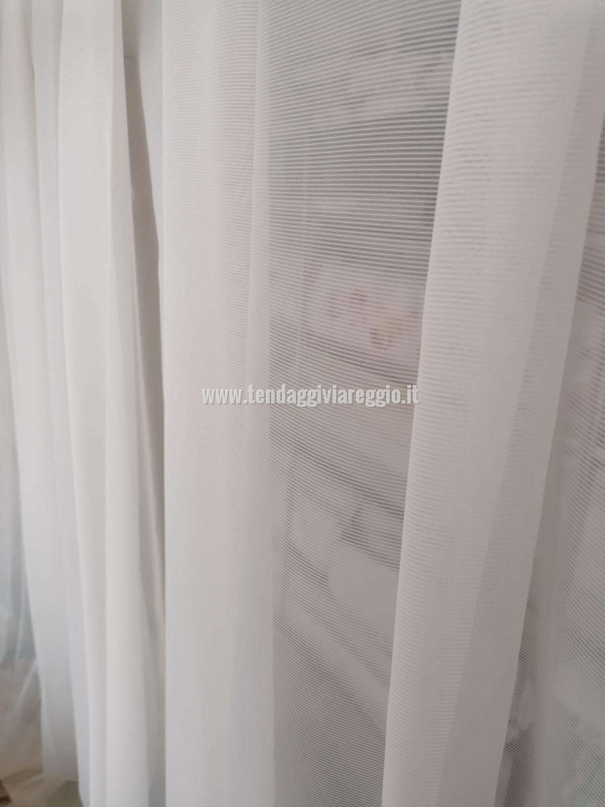 Tenda VOILE RIGHINE ORIZZONTALI cm 300 con piombo