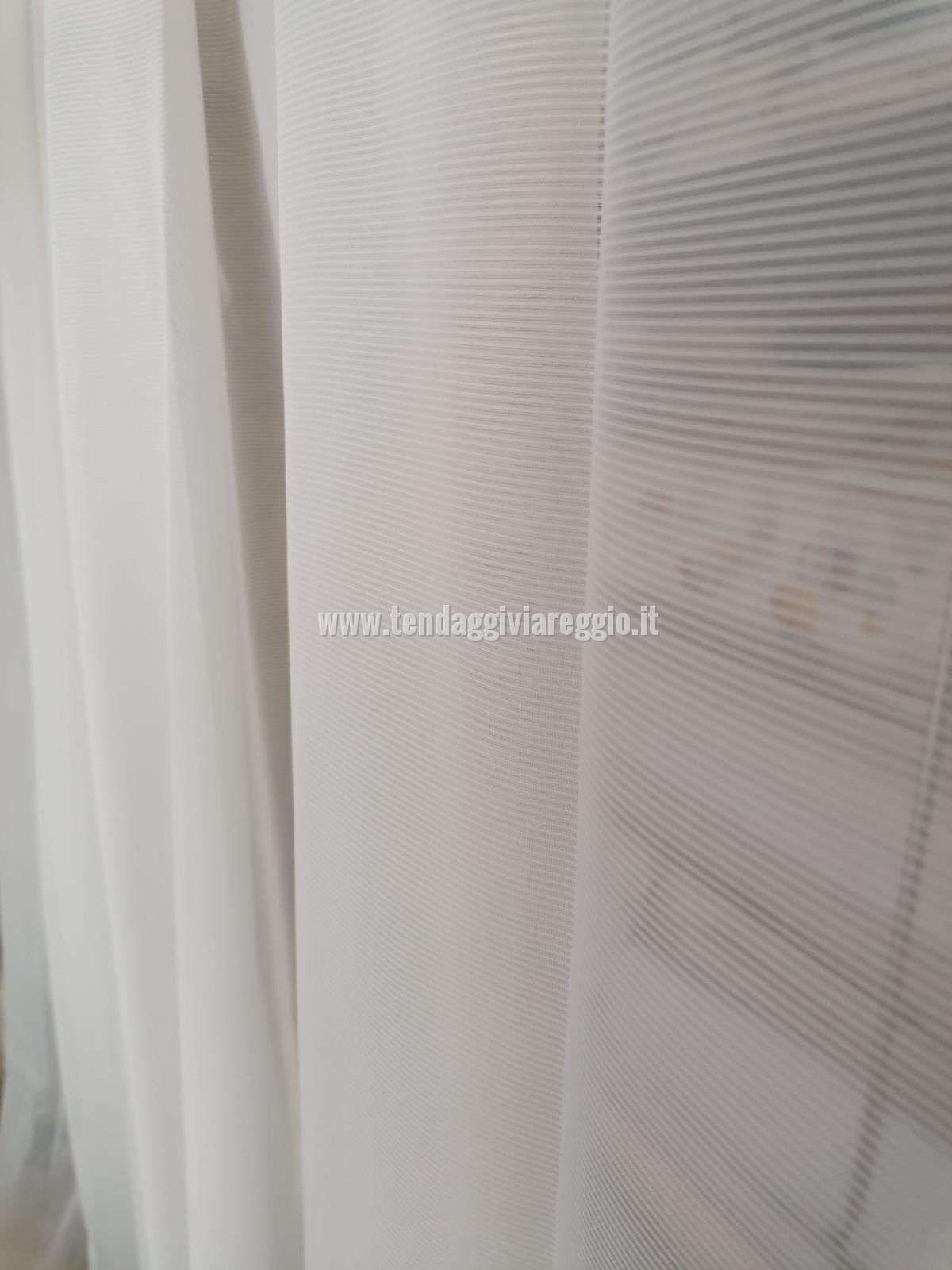Tenda VOILE RIGHINE ORIZZONTALI cm 300 con piombo
