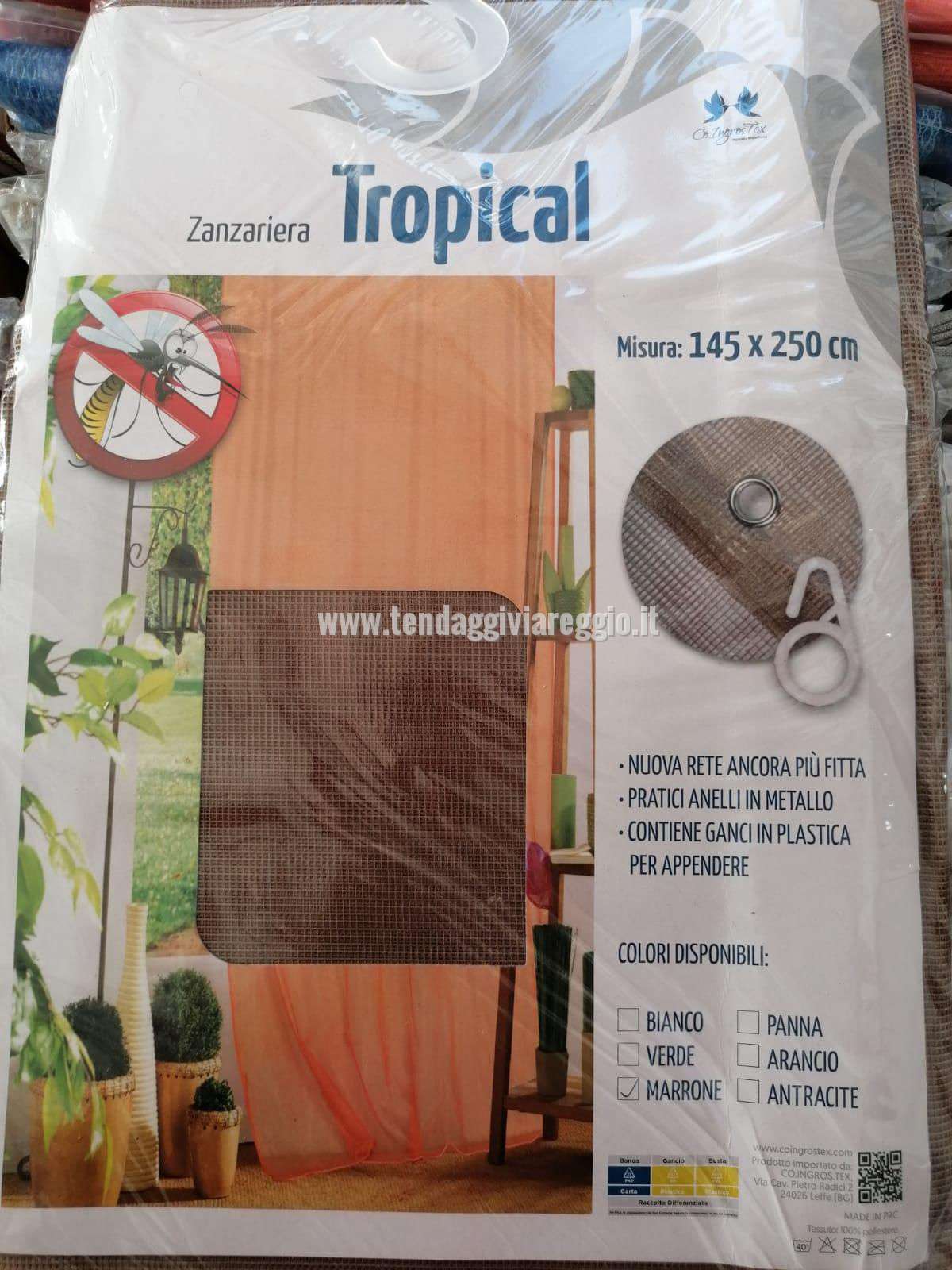 Zanzariera modello TROPICAL per porta 145x250 cm