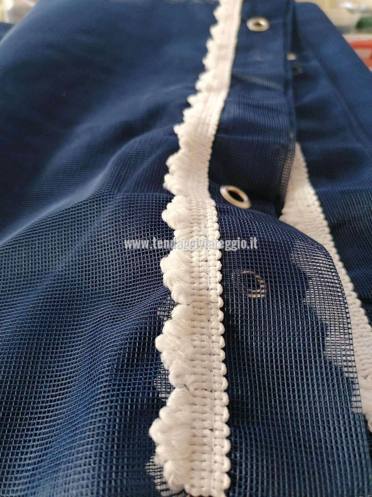 Zanzariera resistente rete fitta modello MENTON colore blu