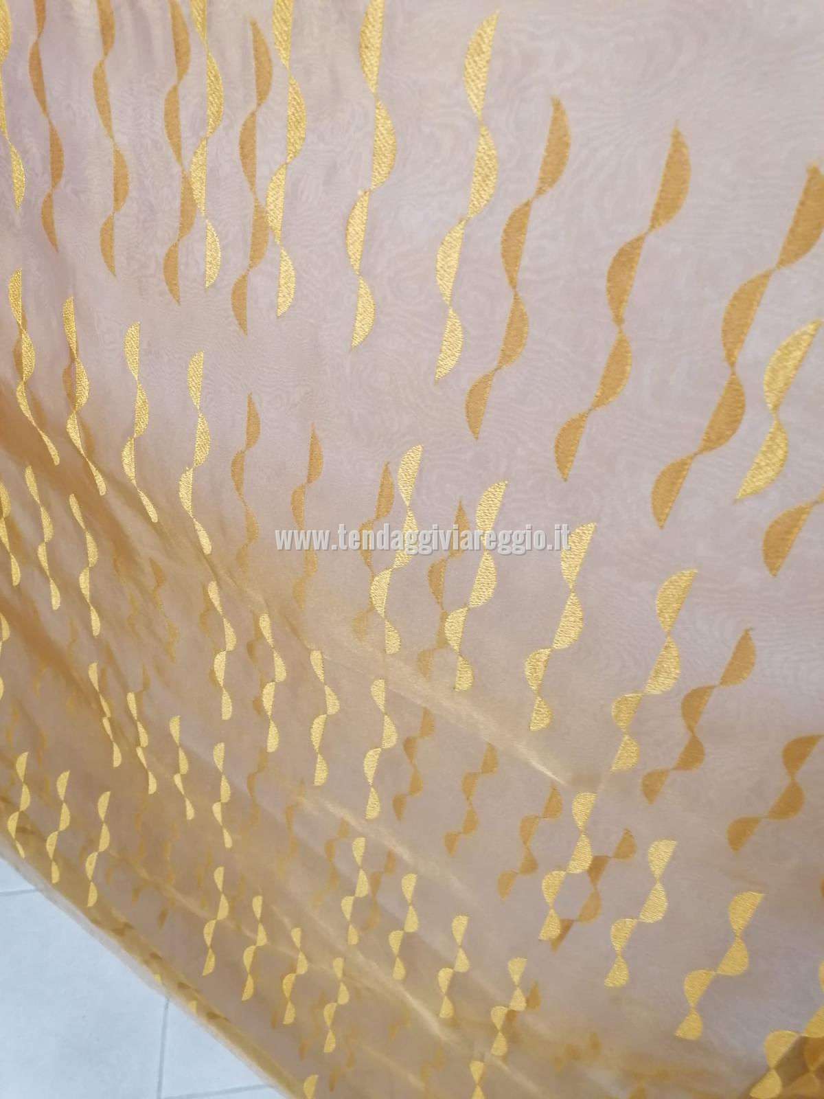 Organza ricamata modello SUNSET ultimi mt 4.20