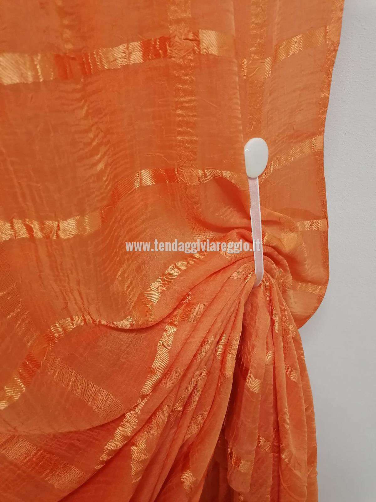 Tenda stropicciata a quadri modello CRETA cm 300