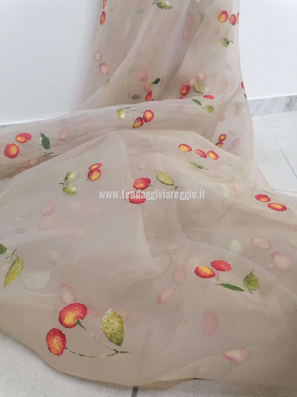 Tenda in organza CHERRIES 