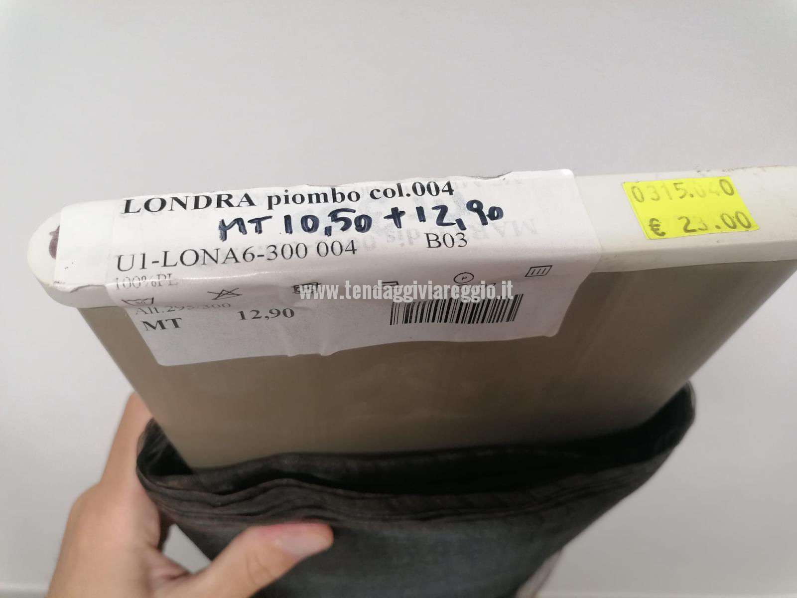 Tenda organza modello LONDRA color tabacco