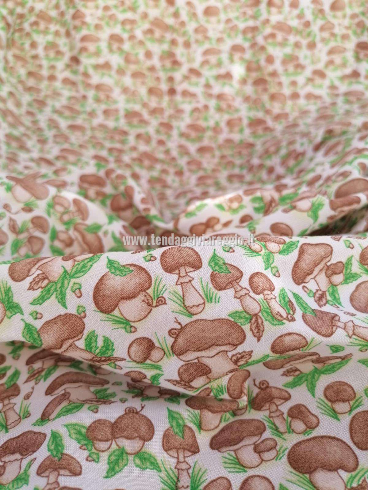 Tendine a vetro modello FUNGHI made in Italy