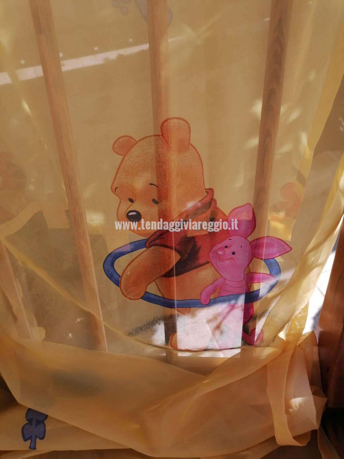 Tendina Disney WINNIE THE POOH colore giallo per porta