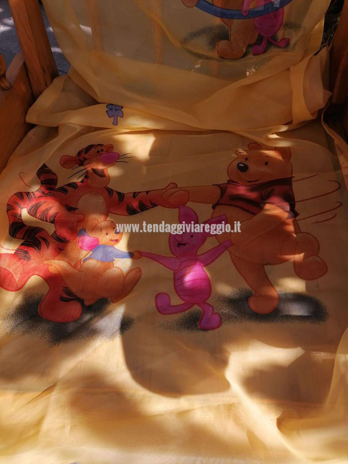 Tendina Disney WINNIE THE POOH colore giallo per porta