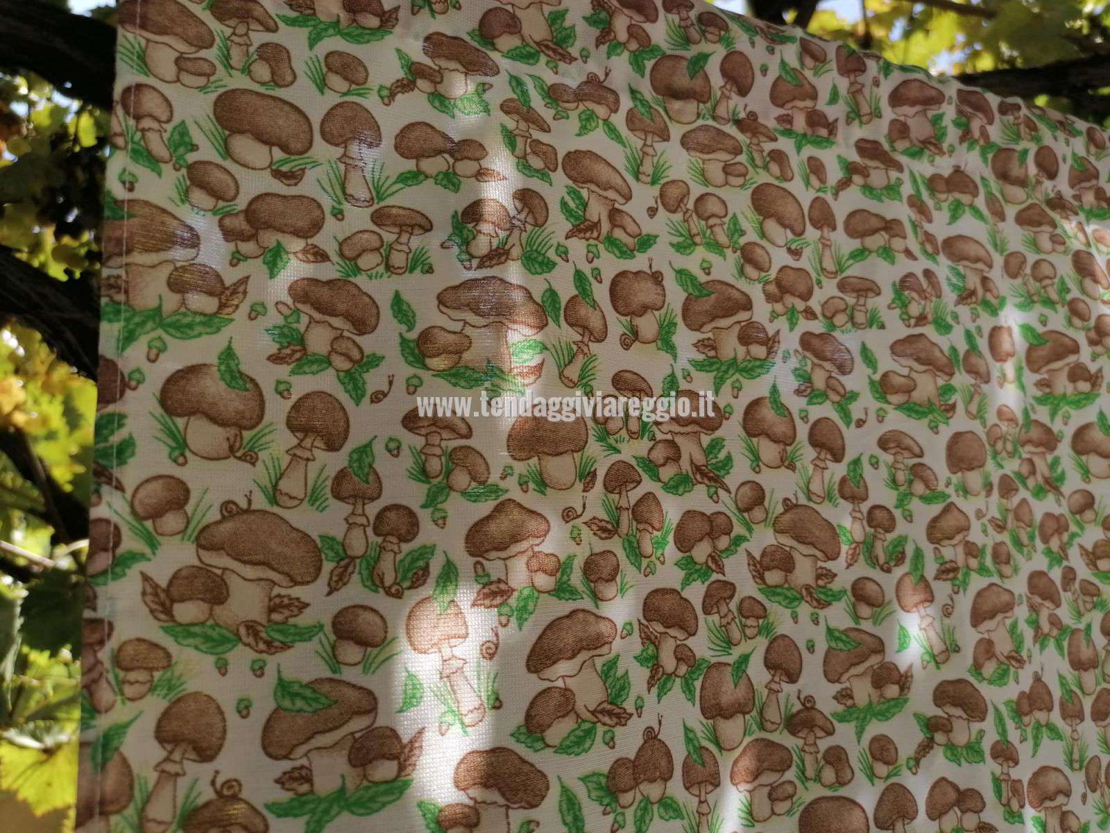 Tendine a vetro modello FUNGHI made in Italy