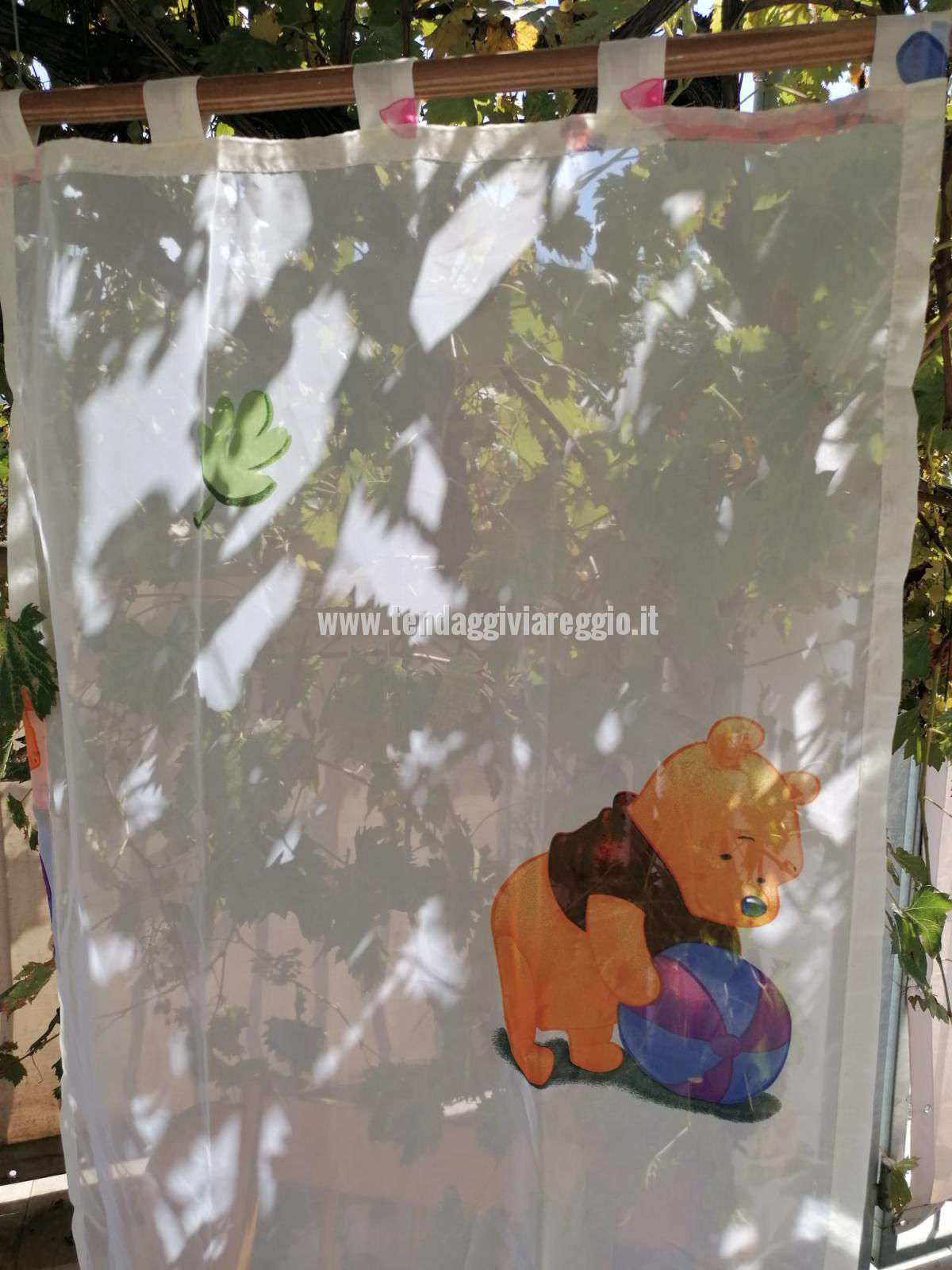 Tendina Disney WINNIE THE POOH colore avorio per porta