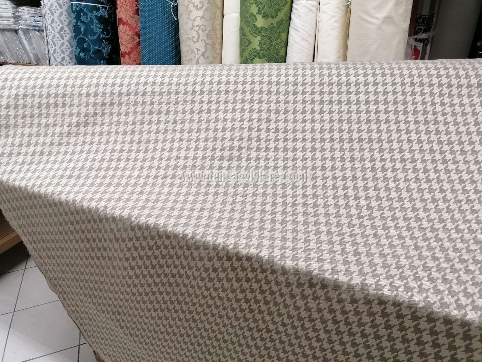 Tappezzeria stock PIED DE POULE made in Italy 