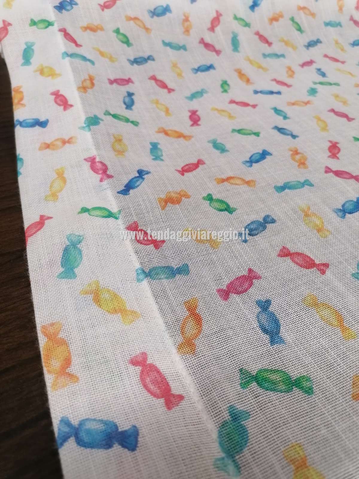Tendina a metraggio CARAMELLE larghezza cm 60