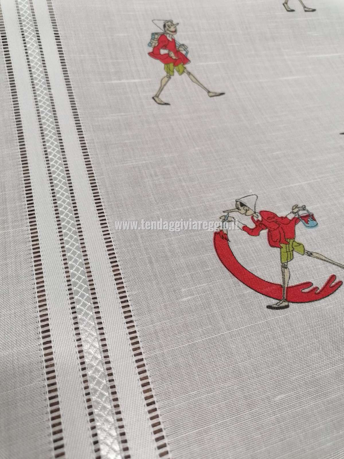 Tendina a vetro PINOCCHIO larghezza cm 60