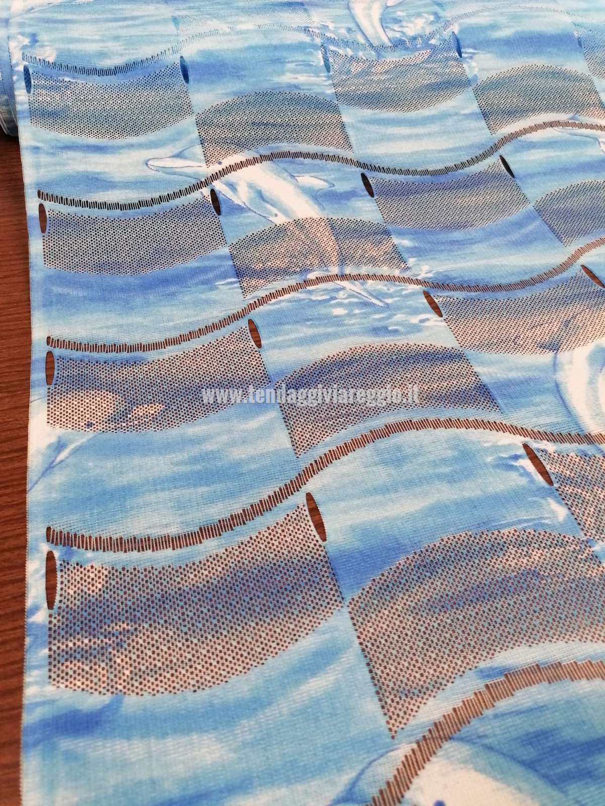 Tendina traforata DOLPHIN già pronta al taglio