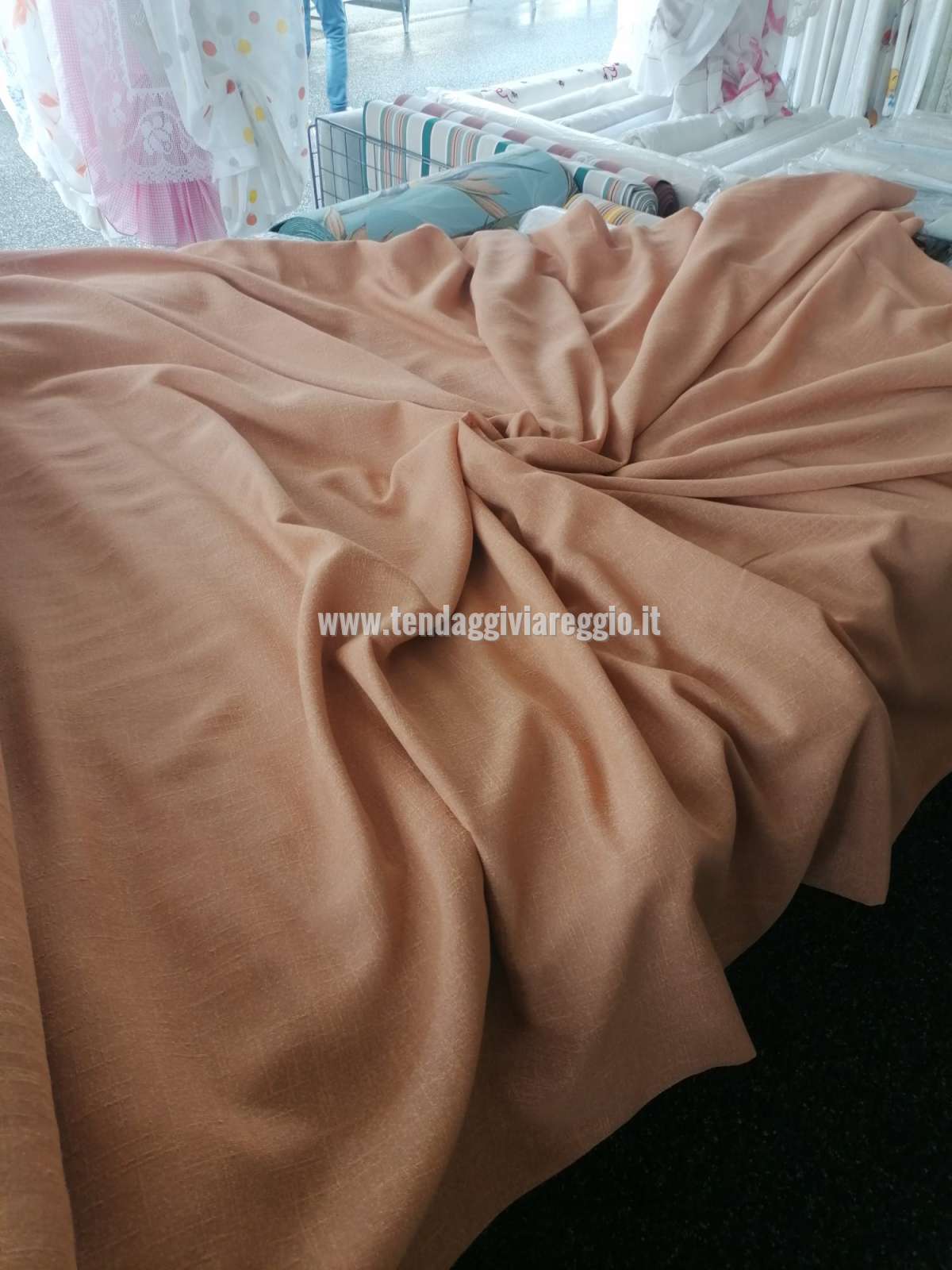 Tenda BOUCLE' COCCIO in altezza 330 cm made in Italy