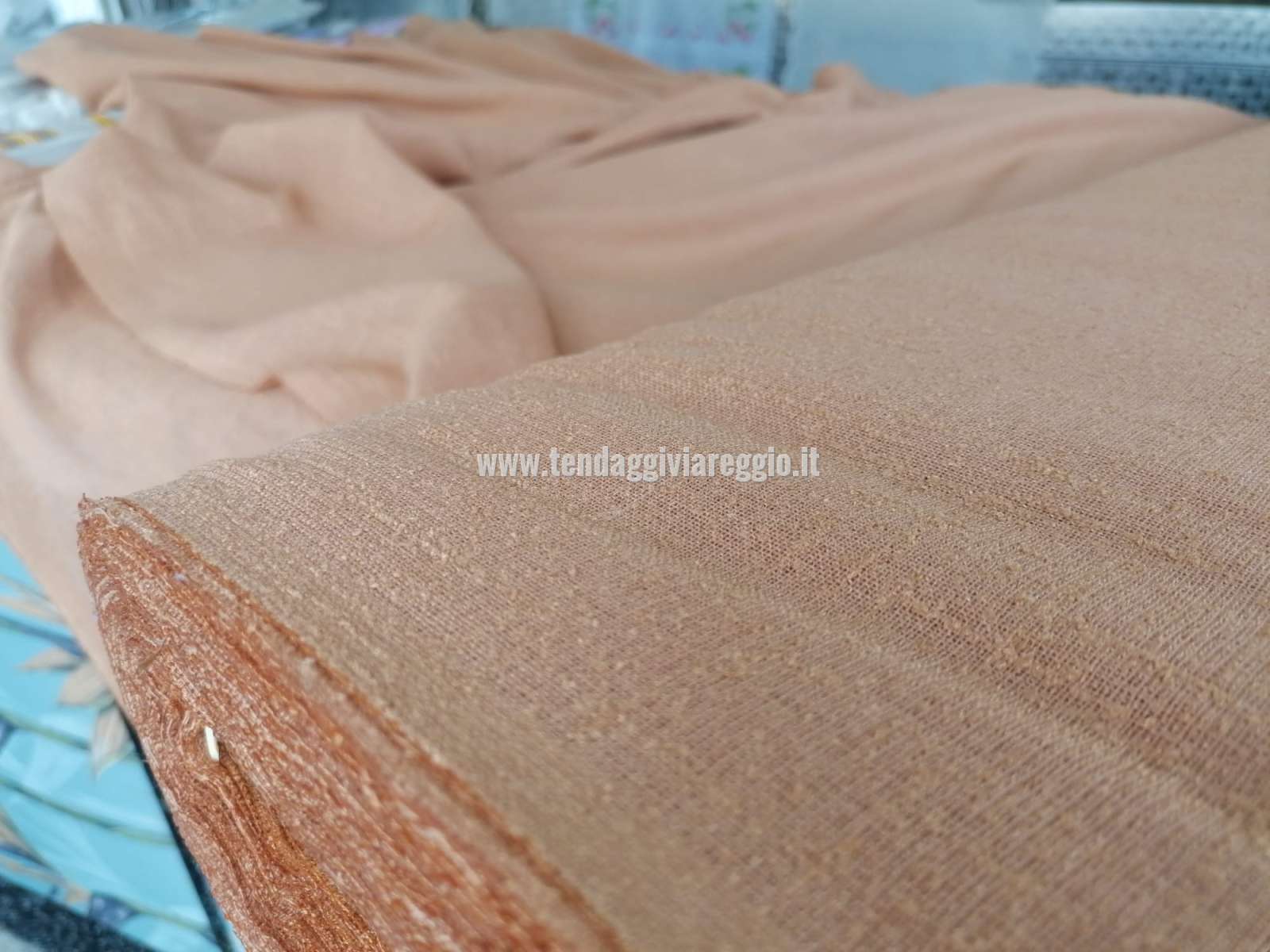 Tenda BOUCLE' COCCIO in altezza 330 cm made in Italy