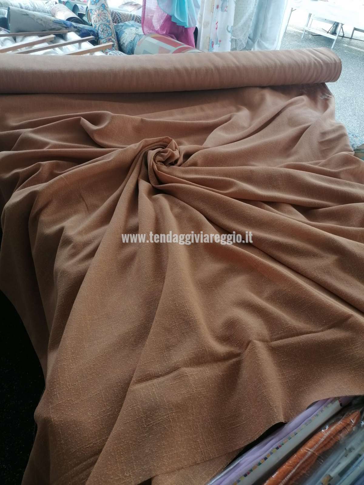 Tenda BOUCLE' COCCIO in altezza 330 cm made in Italy