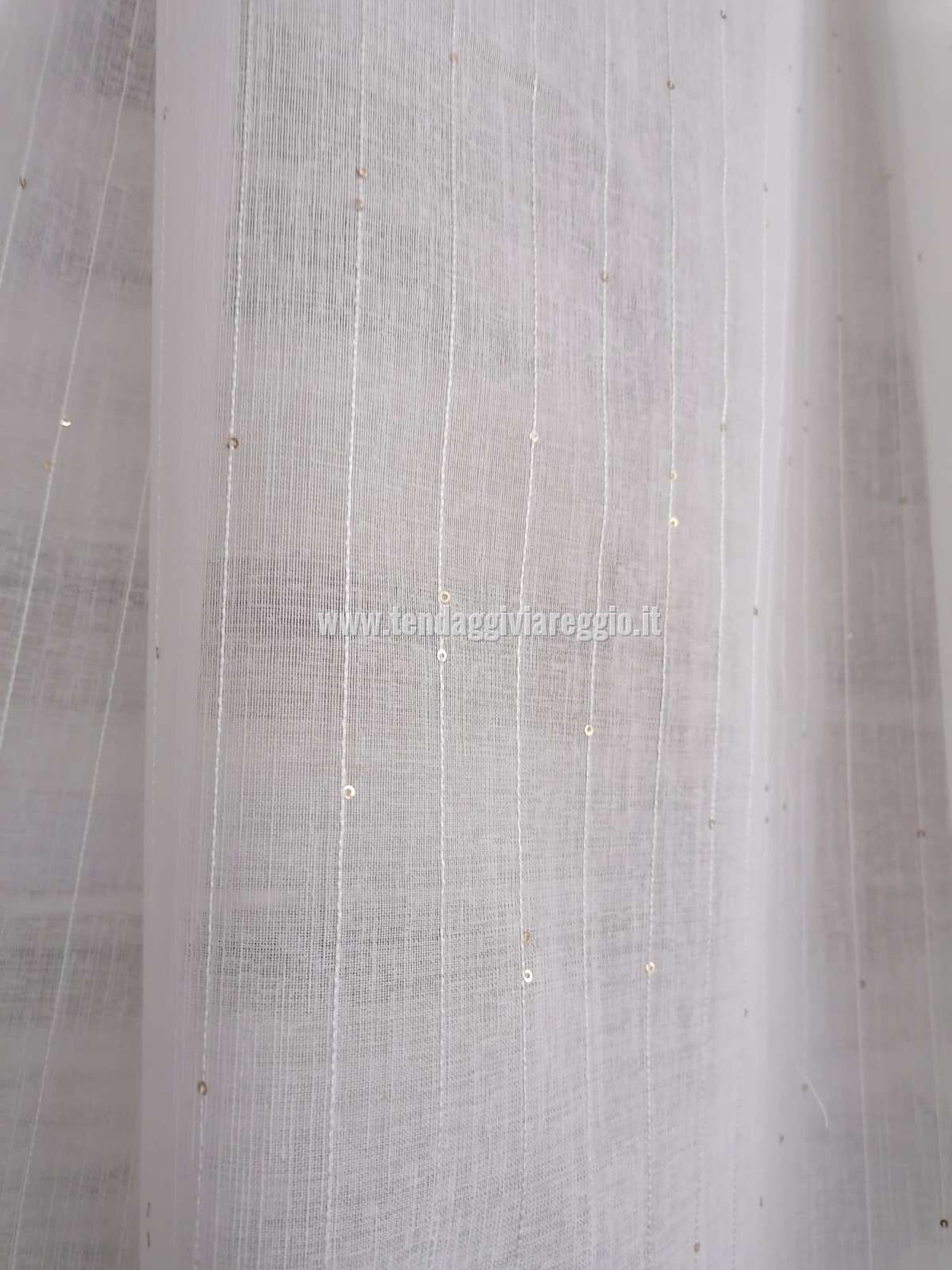 Tenda a metraggio RIGATO CON PAILLETTES