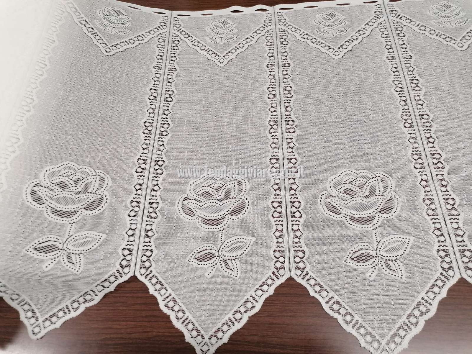 Tendina tirolese traforata ROSAE in varie altezze disponibili