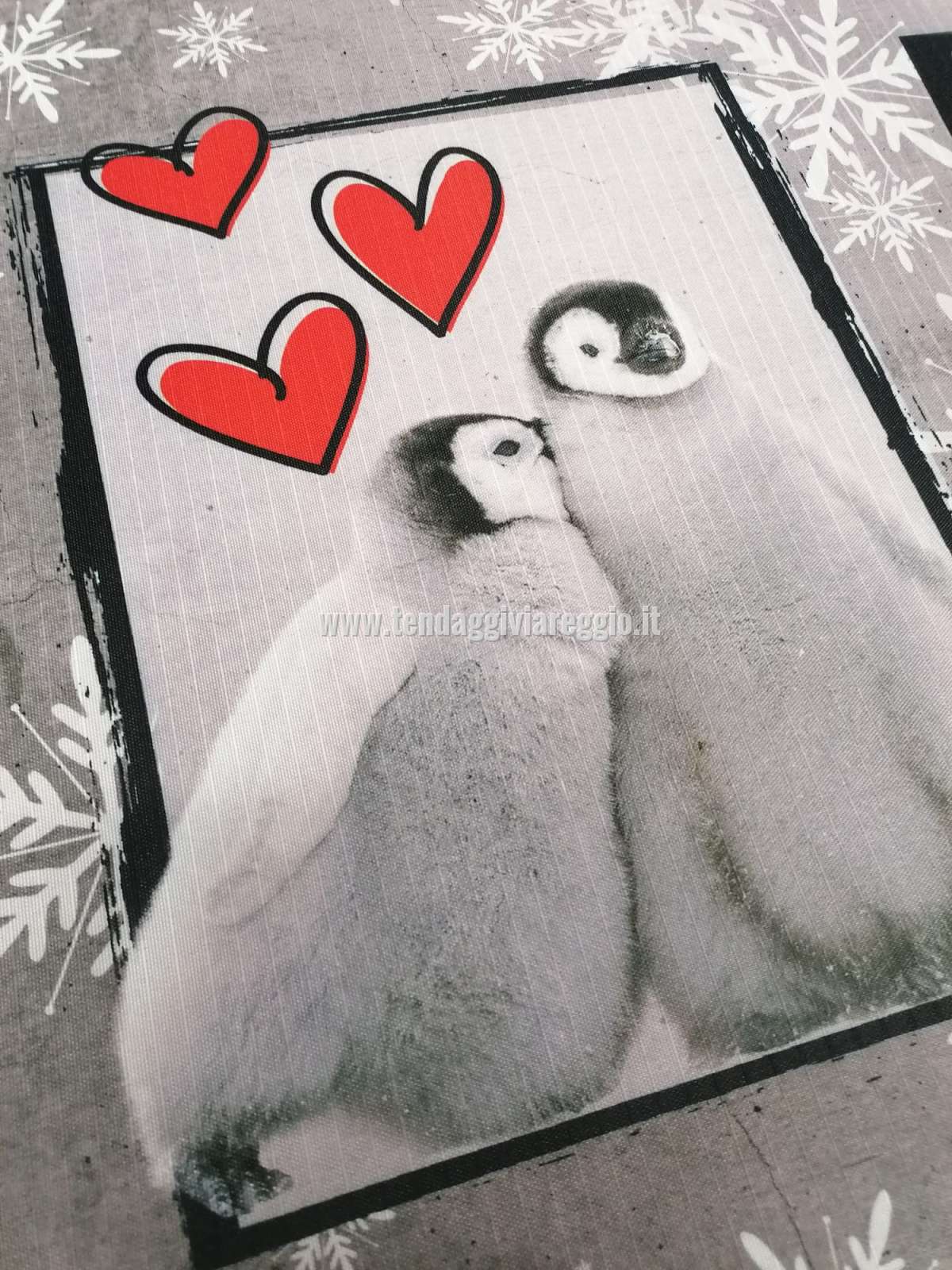Passatoia modello PINGUINI antisfilo antimacchia e lavabile in lavatrice a 40°