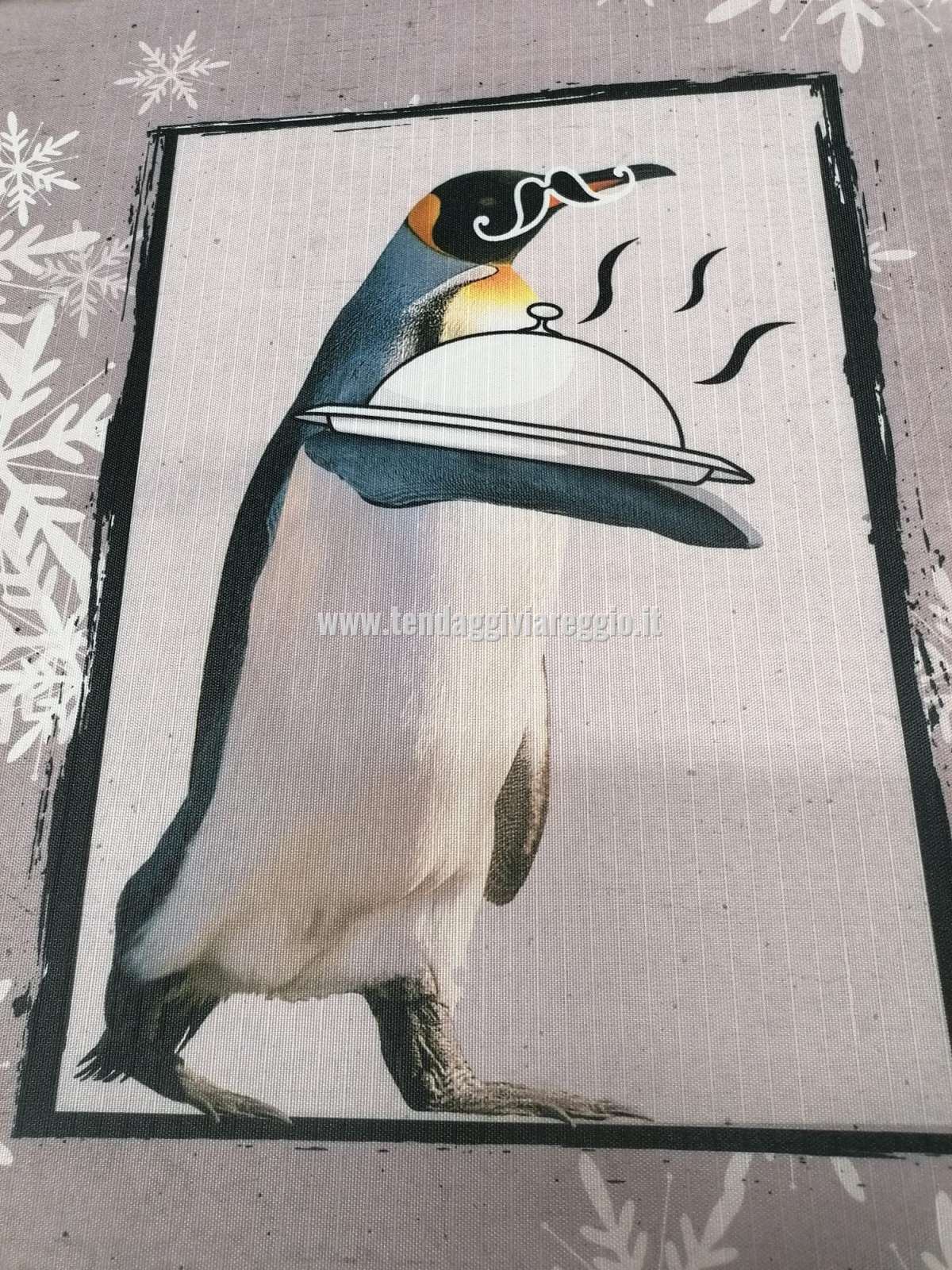 Passatoia modello PINGUINI antisfilo antimacchia e lavabile in lavatrice a 40°