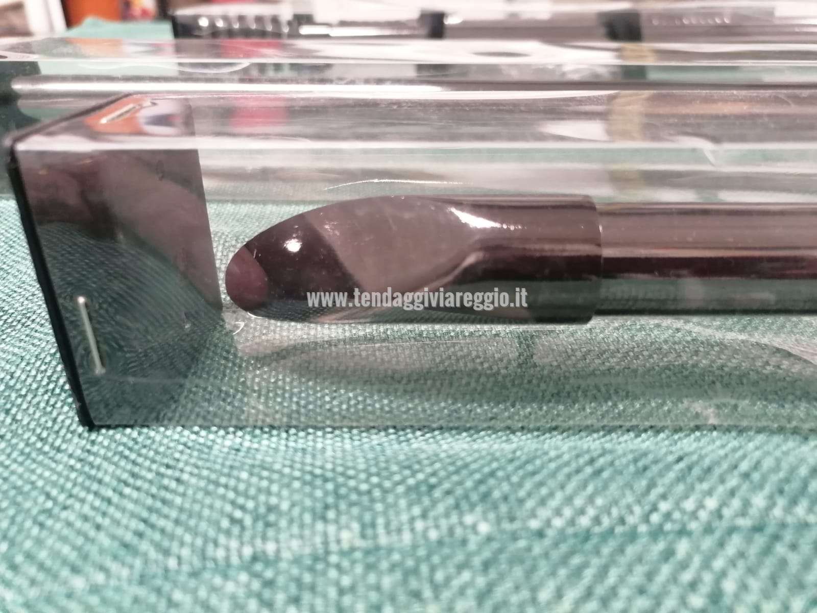 BASTONI ESTENSIBILI color NICHEL/NERO (canna di fucile)