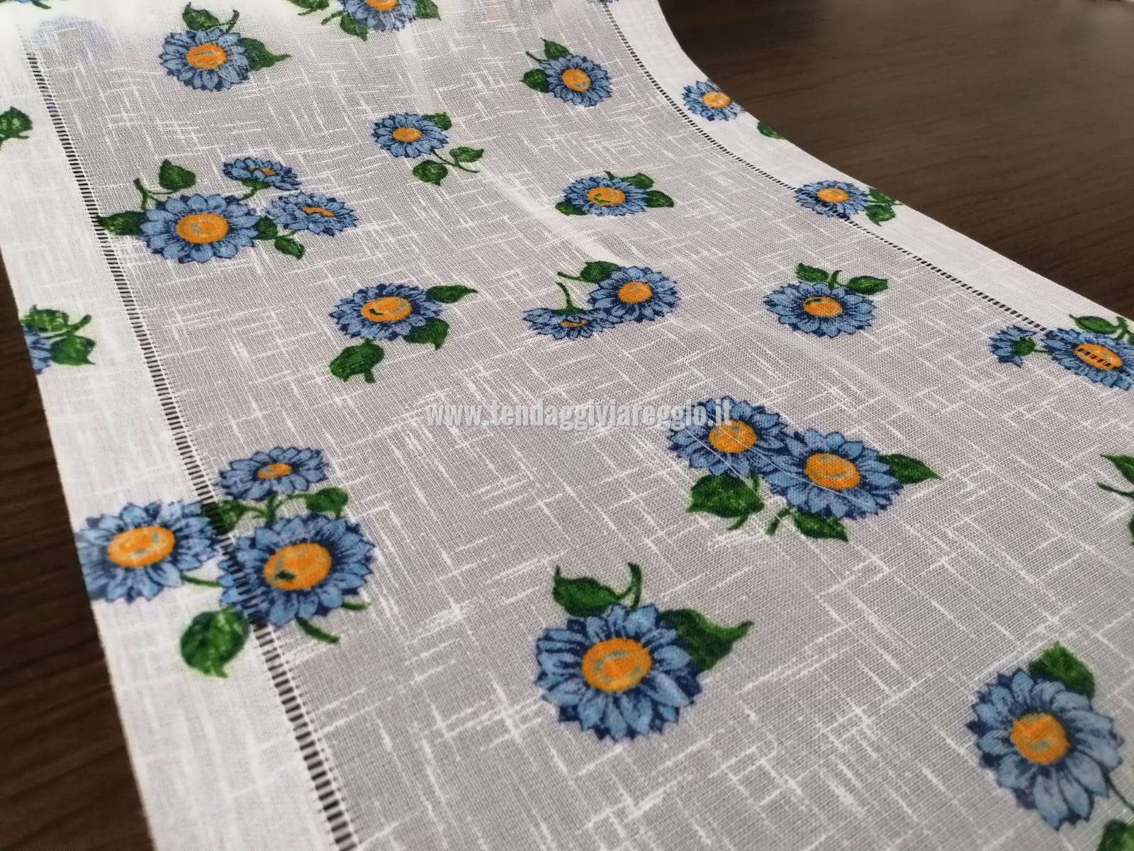 Tendina a metraggio in larghezza cm 45 GIRASOLE BLU