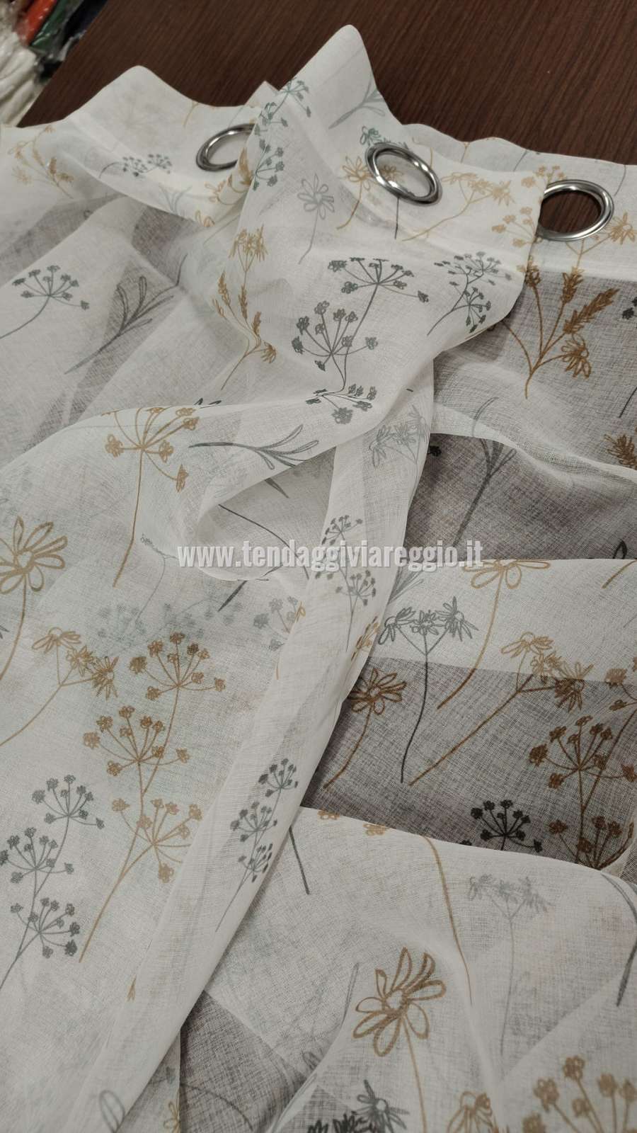 Tenda ZITARA con anelli
