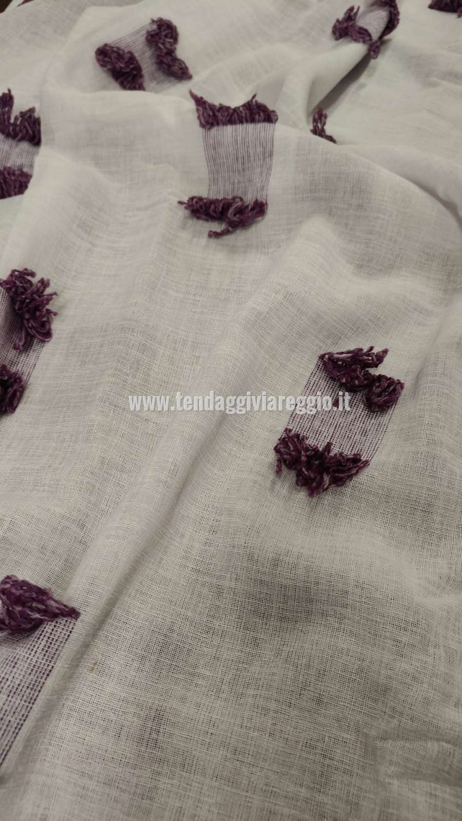 Tenda FIOCCO con ANELLI