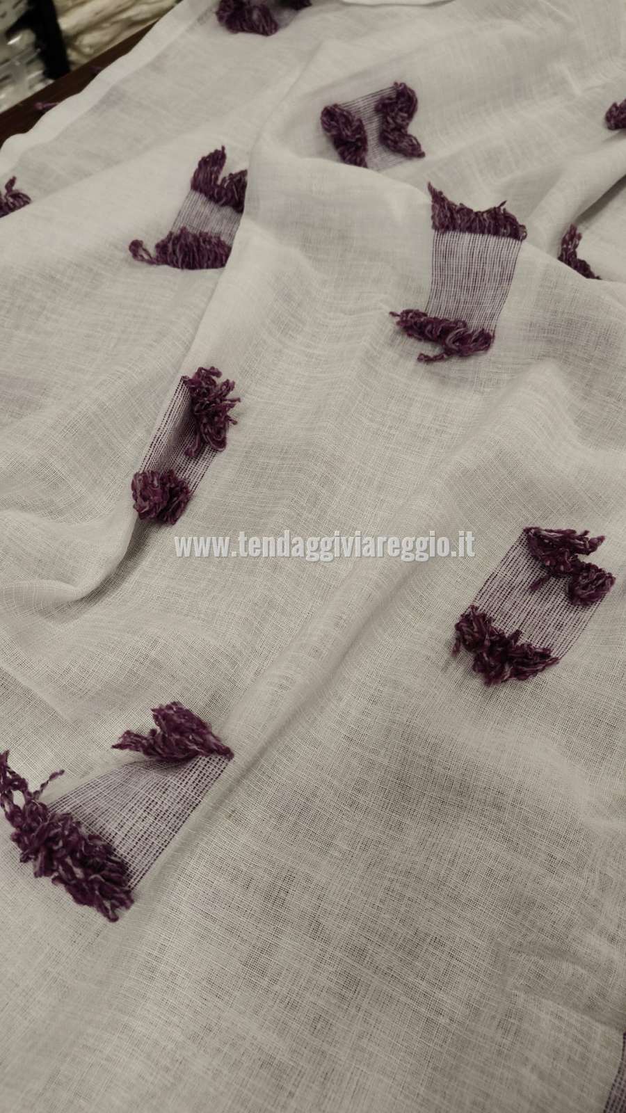 Tenda FIOCCO con ANELLI