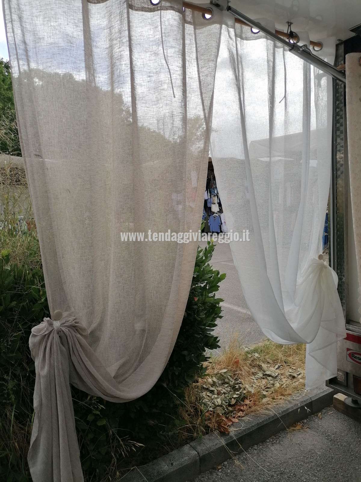 Tenda confezionata modello CAMILLA in tessuto ASYA