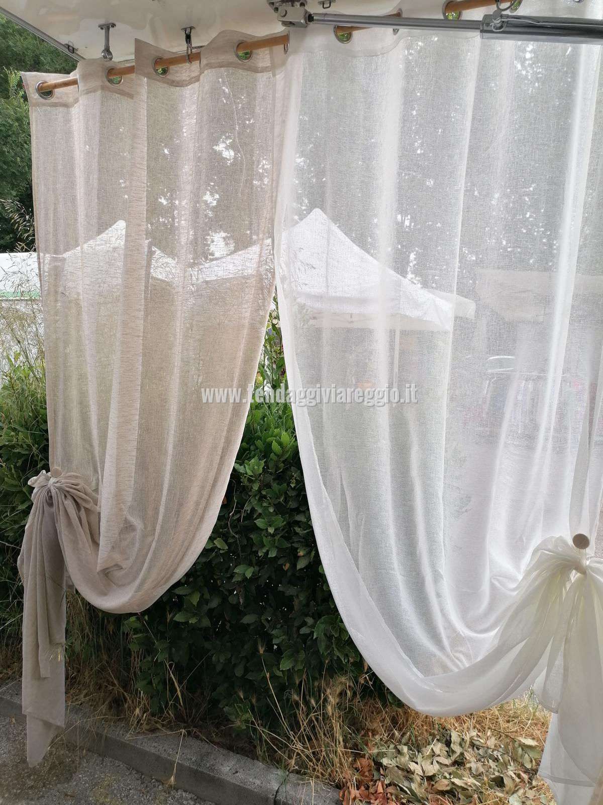 Tenda confezionata modello CAMILLA in tessuto ASYA