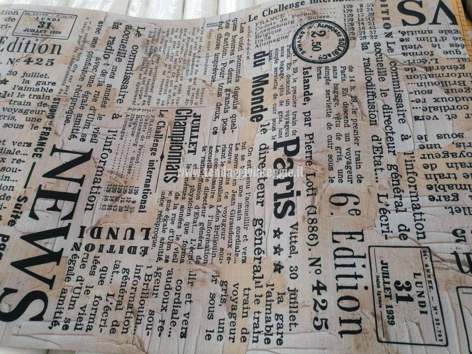 Passatoia a metraggio modello JOURNAL