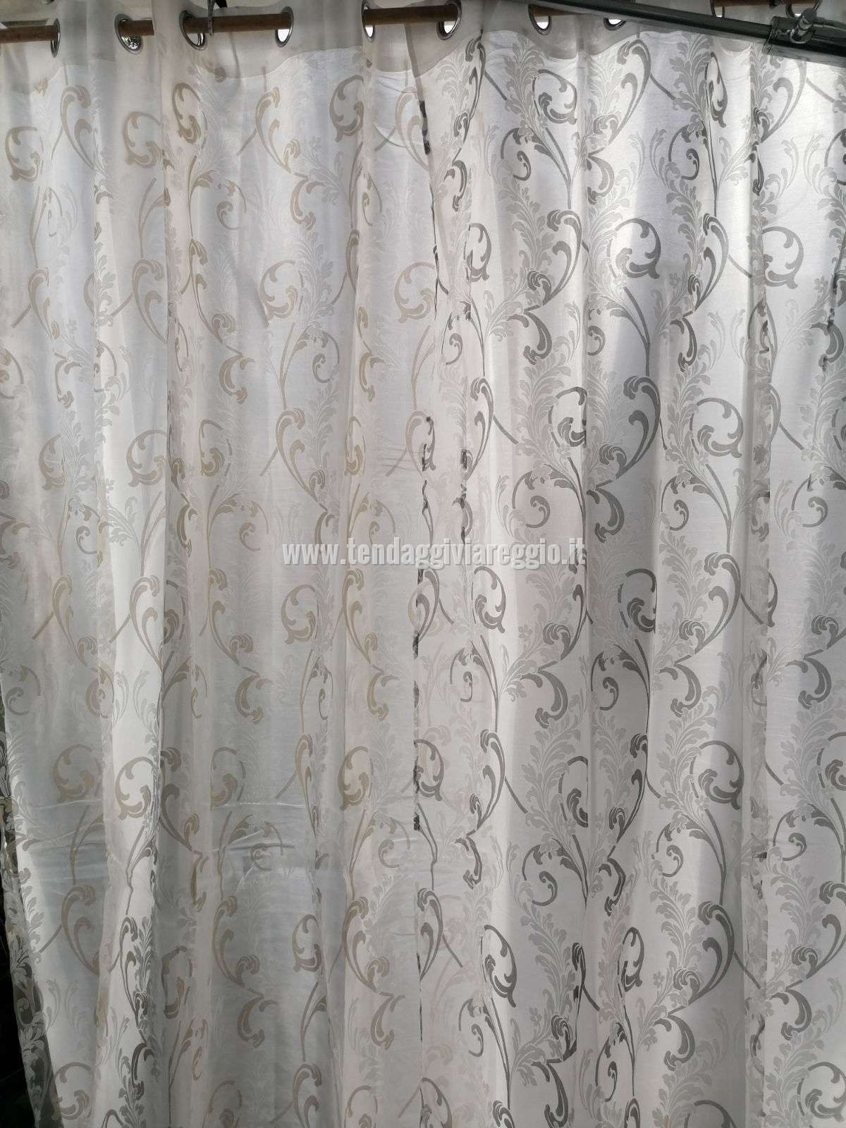 Tenda confezionata con anelli doppia ARIANNA
