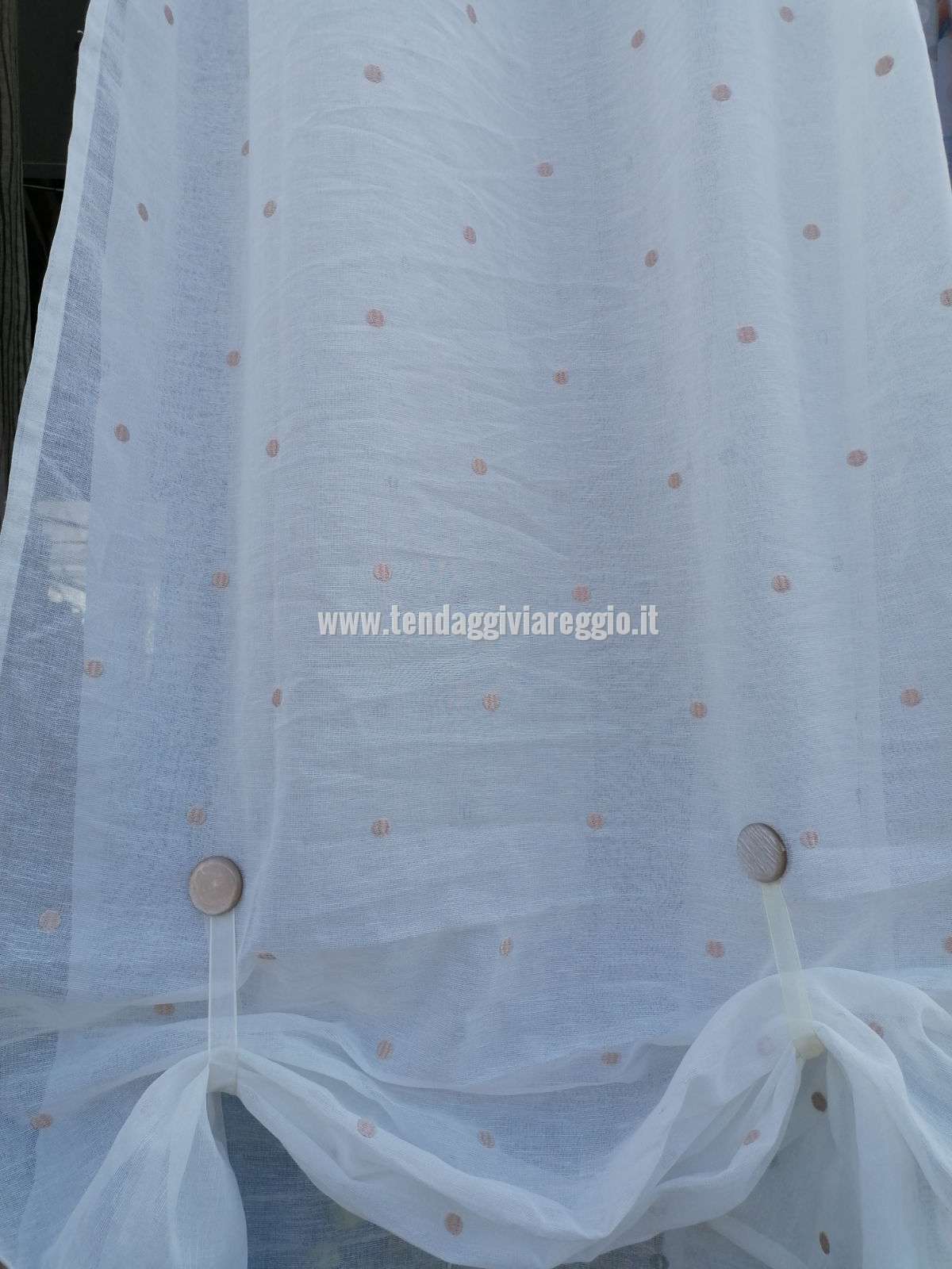 Tendina confezionata per vetri grandi modello PERLA 