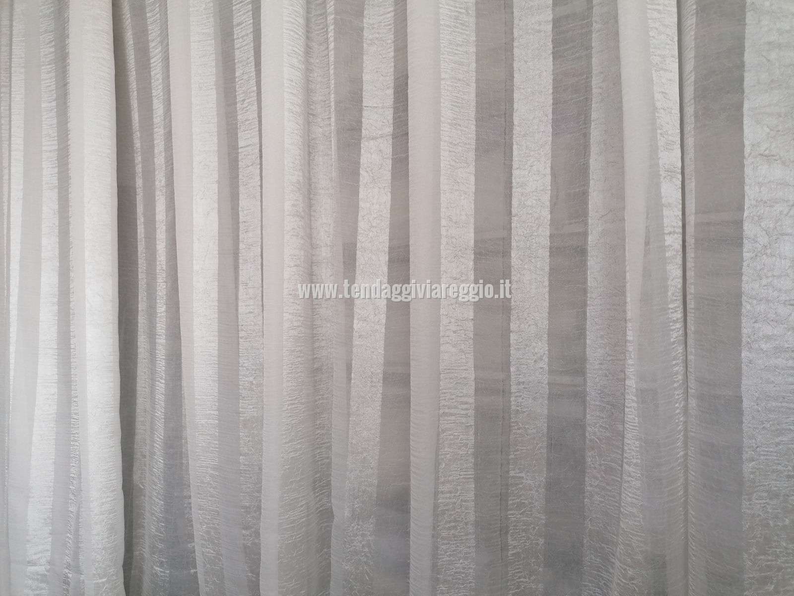 Tenda VELO STROPICCIATO RIGATO
