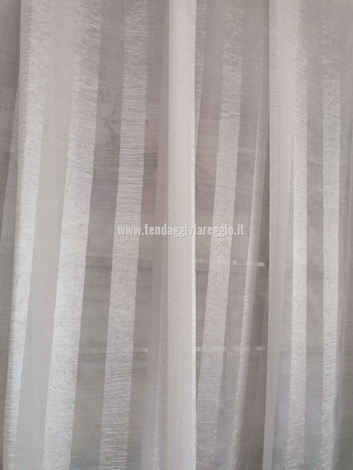 Tenda VELO STROPICCIATO RIGATO