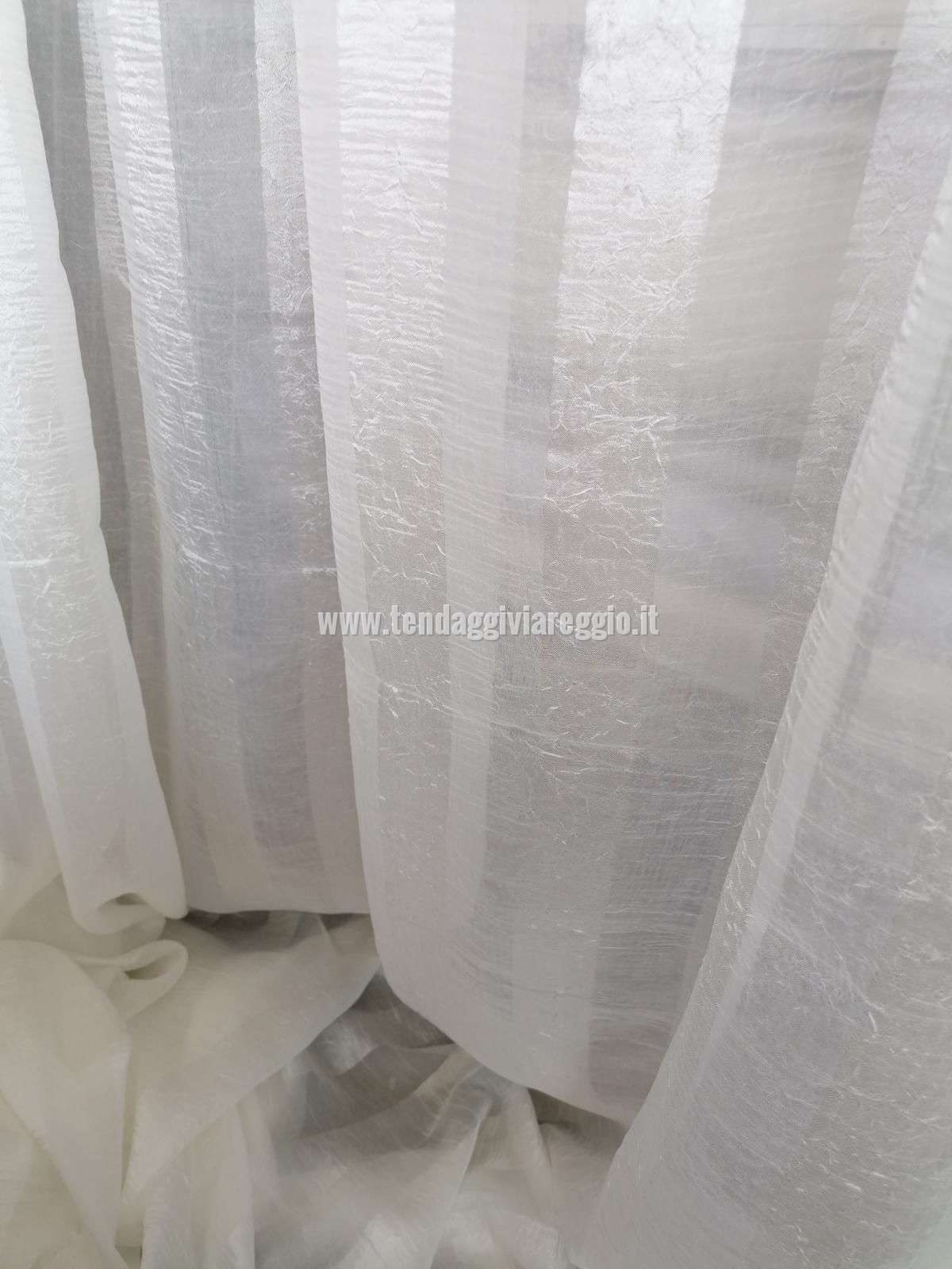 Tenda VELO STROPICCIATO RIGATO