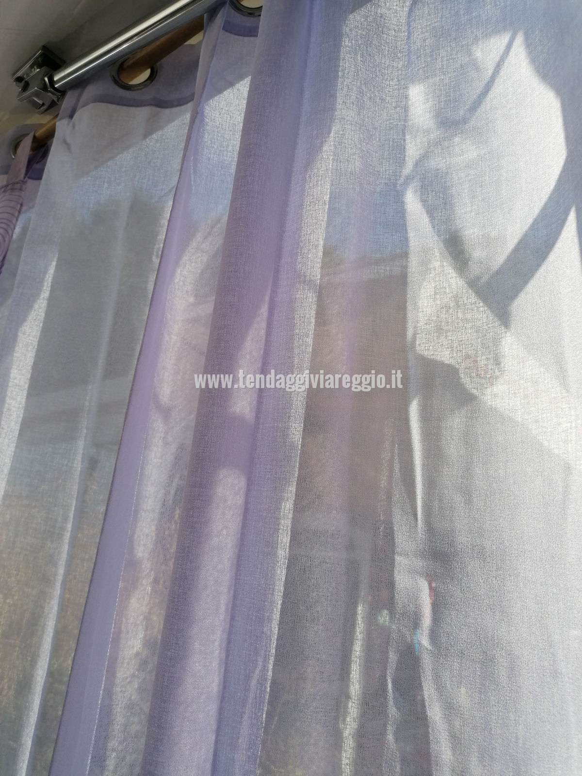 Tenda con anelli HAVANA color lilla