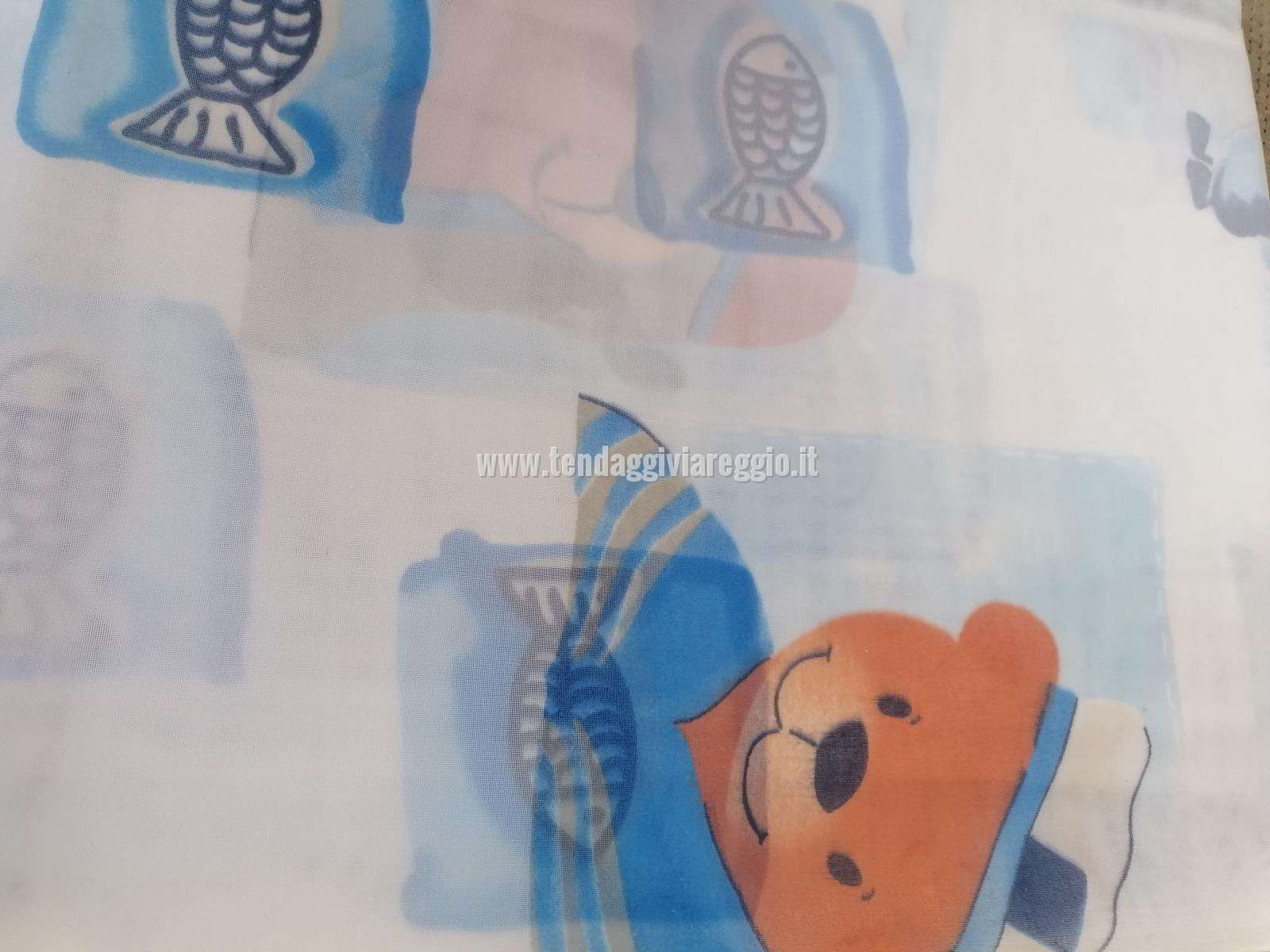 Tendina per camerette bambini ORSO DI MARE per porta