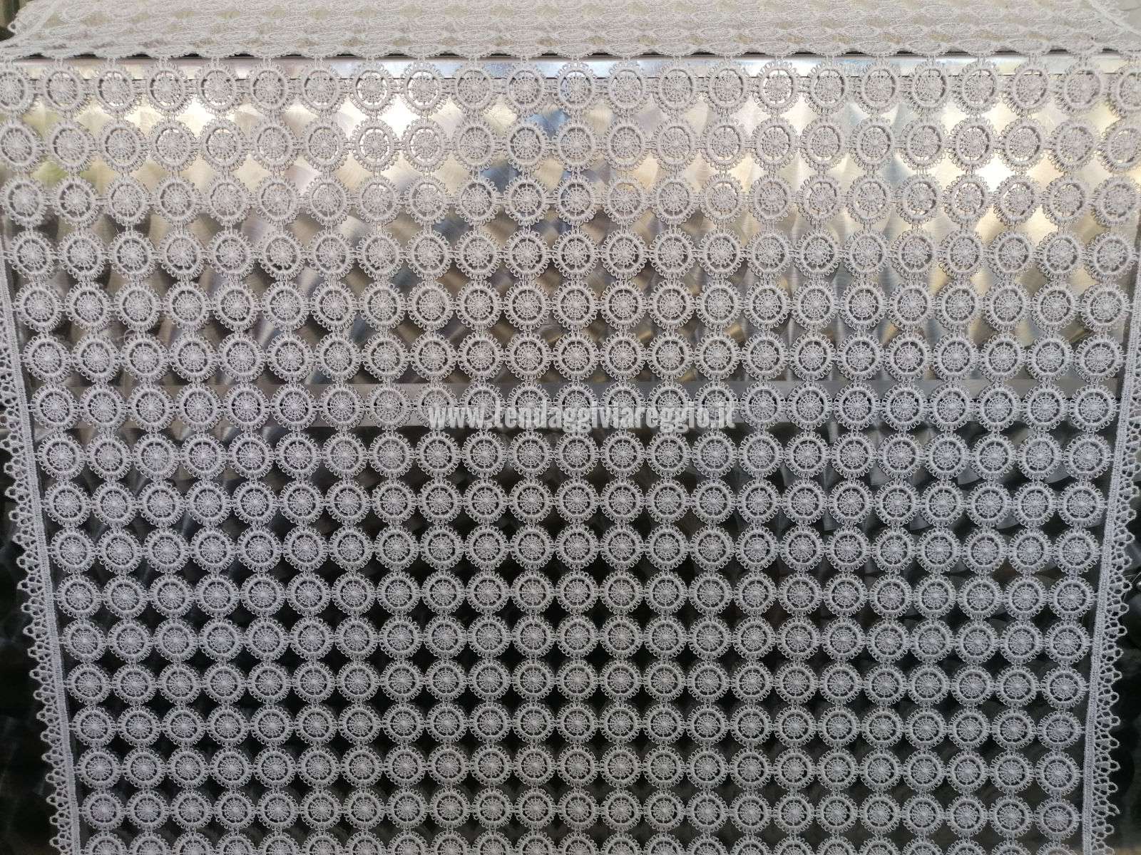 Tendina a vetro MACRAME' SOLE larghezza cm 60 e cm 90