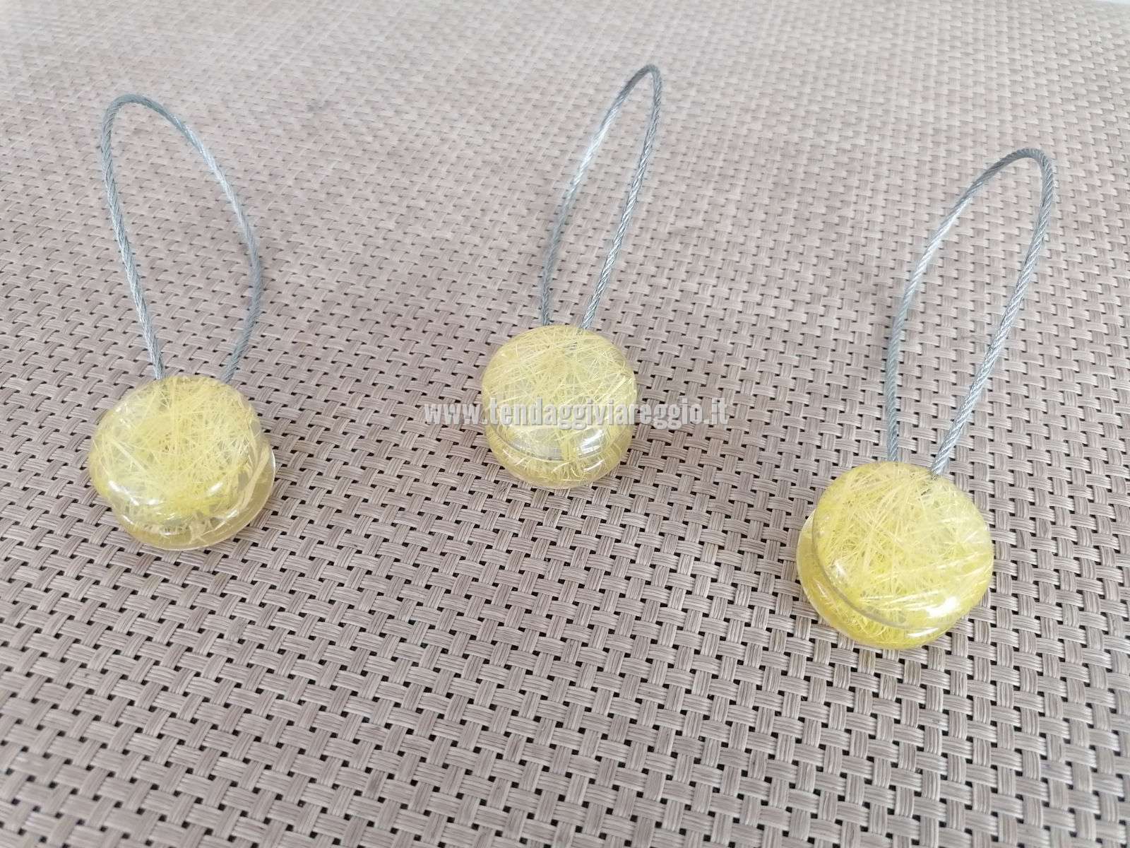 Calamita 100% made in Italy con magneti molto forti e CAVETTO ACCIAIO PAGLIA GIALLA
