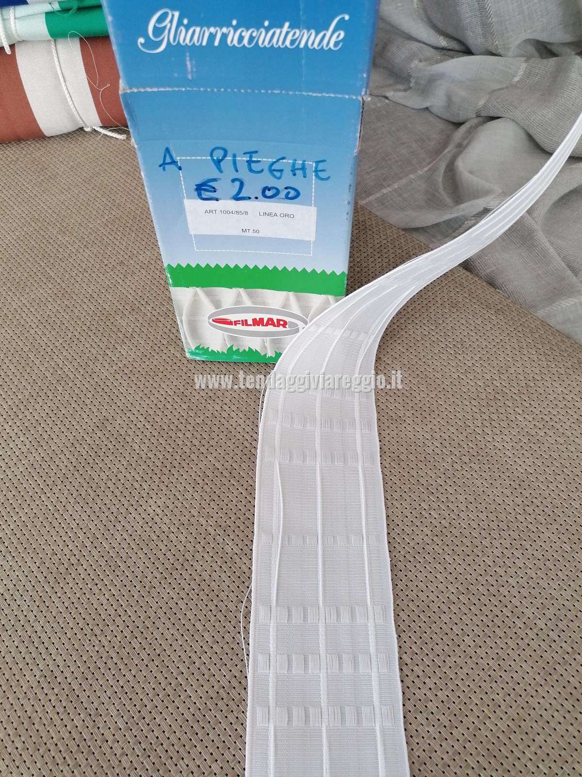 NASTRO INCRESPATURA PROFONDA / PIEGHE FISSE