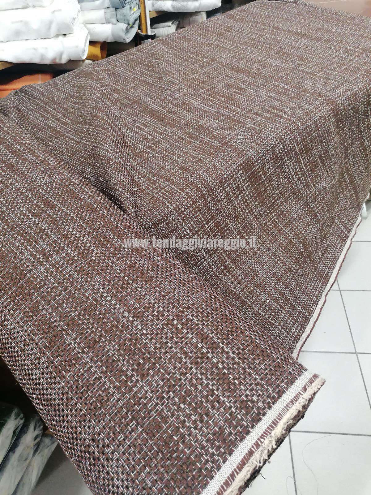 Tessuto tappezzeria CORDATO color MARRONE
