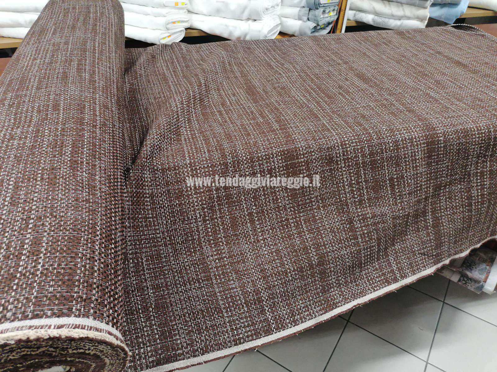 Tessuto tappezzeria CORDATO color MARRONE