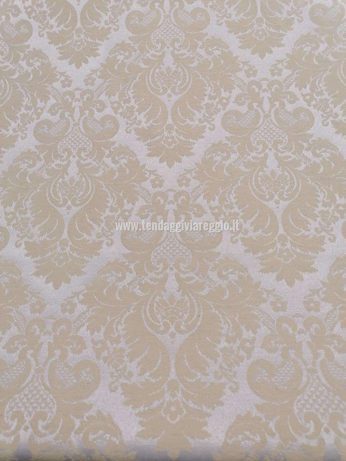 Tessuto tappezzeria DONATELLO color CREMA cm 280