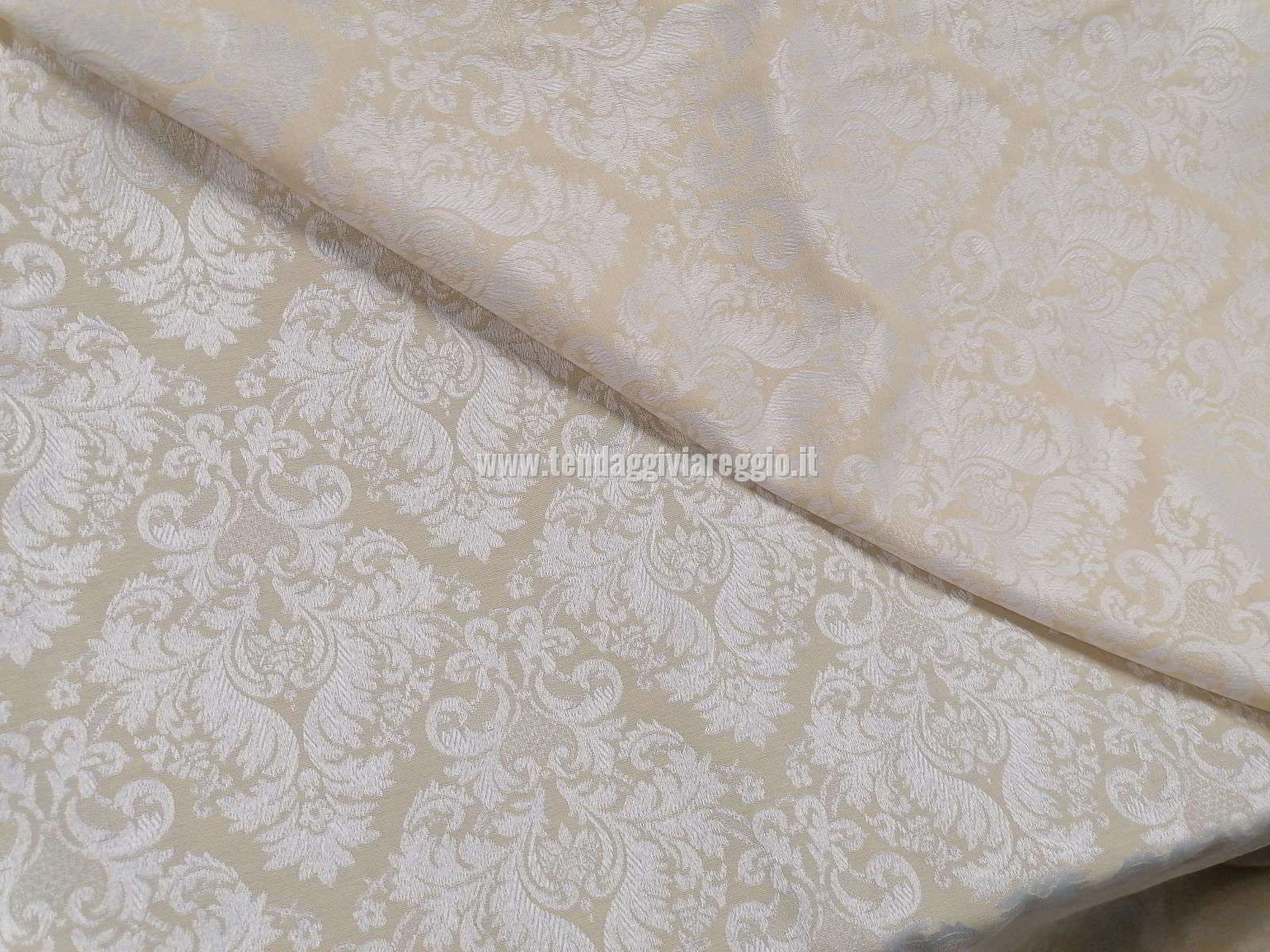 Tessuto tappezzeria DONATELLO color CREMA cm 280