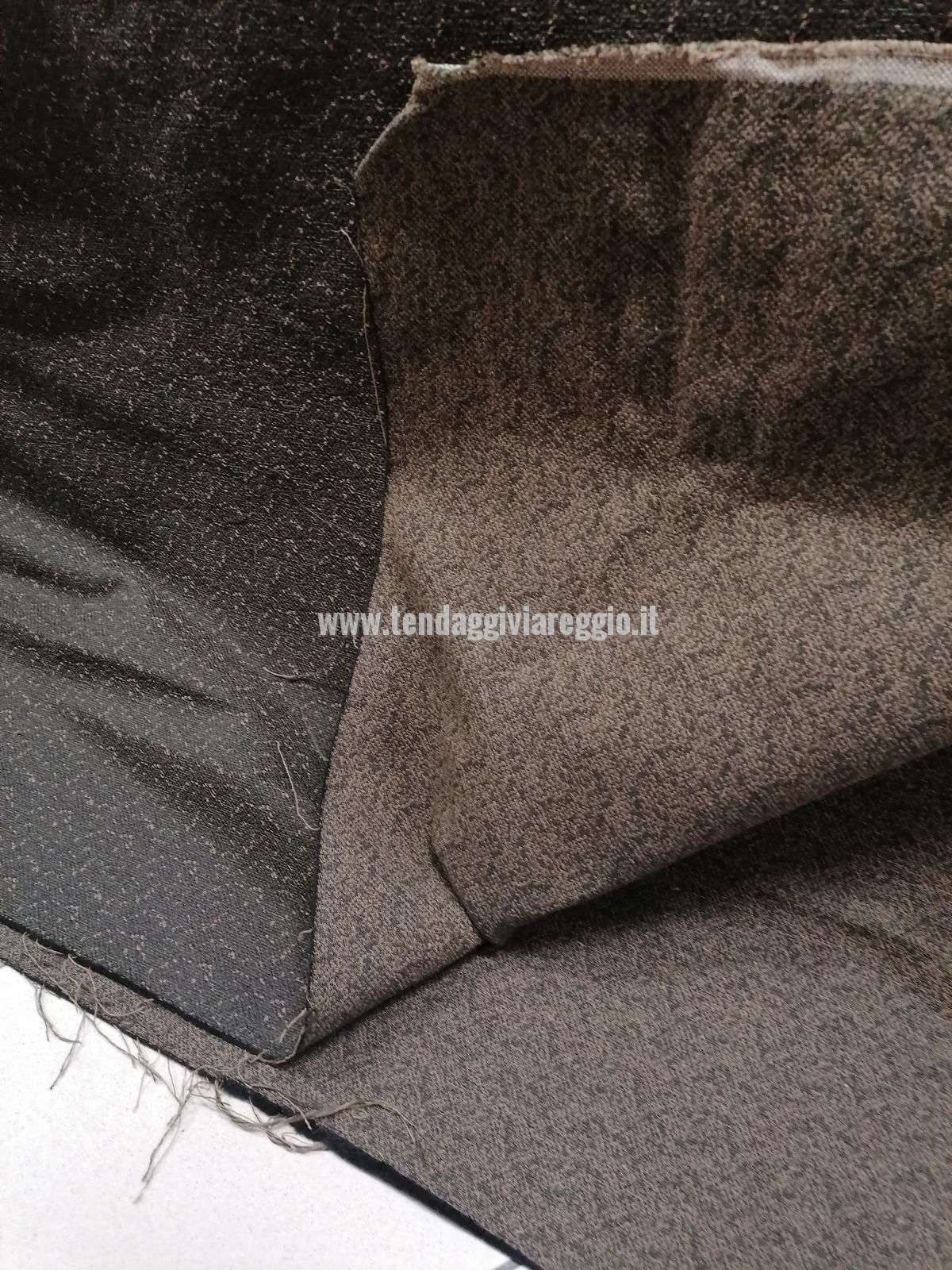 Tessuto Tappezzeria UNITO MIMETICO color MARRONE