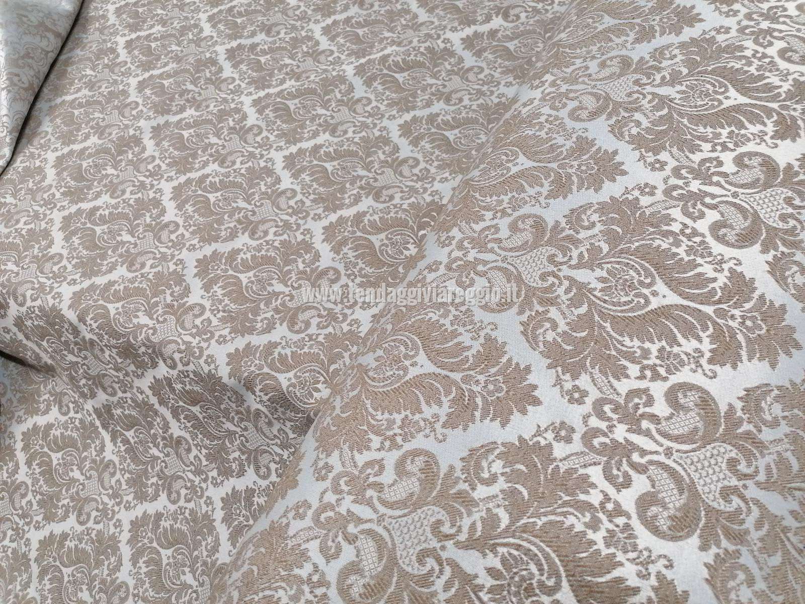 Tessuto tappezzeria DONATELLO color NOCCIOLA cm 280