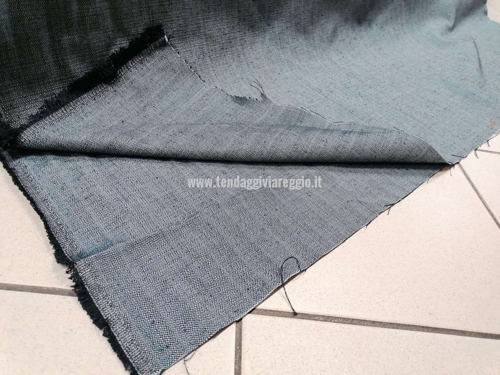 Tessuto tappezzeria UNITO color BLUE JEANS